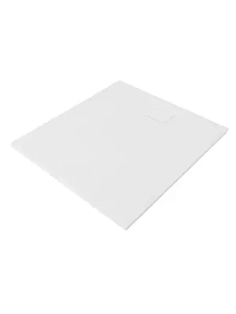 Душевой поддон WasserKRAFT 1000х900х26 прямоугольный, сифон, заглушка, белый матовый 41T22