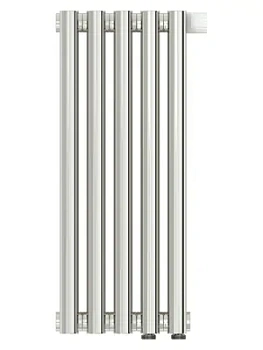 СУНЕРЖА Дизайн радиатор 500х225 (5 секц) нерж.сталь, EU50 левое/правое, 3/4", 00-0322-5005