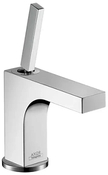 Смеситель Axor 39010 для умывальника однозахватный, донный клапан, излив 104мм,высота 228мм