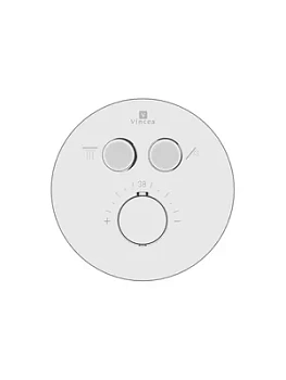 Смеситель для душа Vincea d155мм,встраиваемый,термостат.,без излива,хром VSCV-322T-MCH