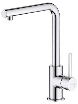 Смеситель для кухни Aquatek AQ1380CR однозахватный, поворотный излив 281мм, цвет: хром