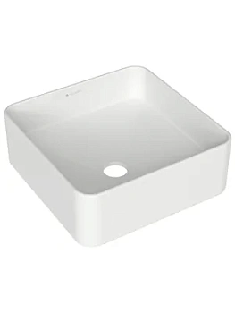 Раковина накладная Aqueduto 370х370х135, без перелива, белый ESP0310