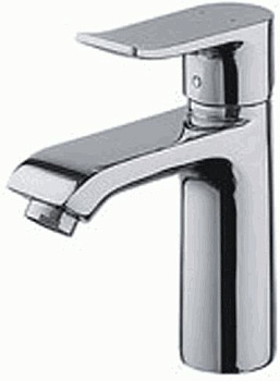 Смеситель Ledeme Н34 для раковины, однозахватный, фиксированный излив, хром L1034