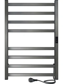 Полотенцесушитель Indigo 800х500 (таймер,скр.монт.ун.подкл) графит металлик