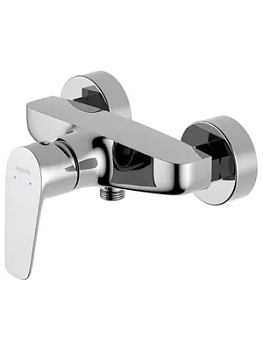 Смеситель для душа Aquatek AQ1160CR настенный, однозахватный, цвет: хром