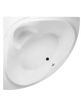Ванна акриловая VAGNERPLAST 150 (1500х1500х450) угловая, белая VPBA150ATH3E-04