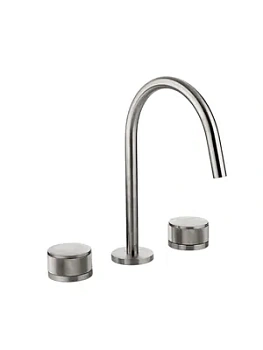 Смеситель GATTONI для раковины, ручки San Giulio, с донным клапаном, хром 100/23CO