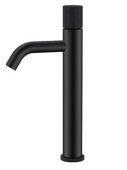 Смеситель Boheme 122-BB.3 для раковины, на 1 отверстие, однозахватный, ручка linea, черный