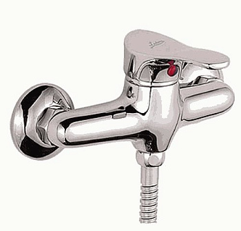 Смеситель Ledeme Н14-В настенный, без излива, с душевой лейкой, однозахватный, хром L2014-B