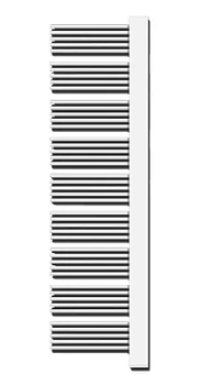 Полотенцесушитель стальной Zehnder YPEL-180-60/RACY-C (1966х582) пульт упр, цвет: белый/хром