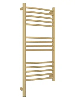 СУНЕРЖА выгнутая Полотенцесушитель 800х400 шампань матовая МЭМ левый 022-6002-8040