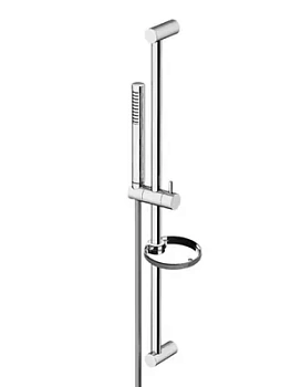 Душевой набор GATTONI ручной душ, шланг, штанга, полочкая, хром 1048/PDCO