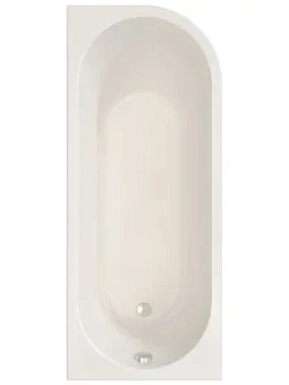 Ванна акриловая Радомир 3/4 (1700х750) левая, белая, с каркасом 1-01-0-1-1-345