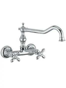 Смеситель для кухни Migliore Cucina настенный, двухзахватный, хром ML.CUC-8052.CR