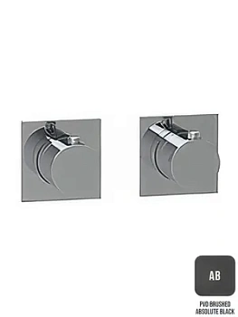 Смеситель для ванна/душ Almar термостат. на 2-3 потребителя, расположение вер/гор. цвет черный брашированный E180182.AB