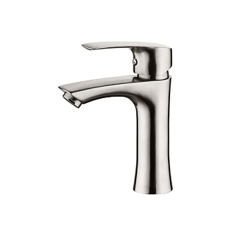 Смеситель Ledeme для раковины, фиксированный излив, однозахватный, нержавеющая сталь L71001