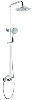 Душевая система ESKO ST1200 однозахватный смеситель, верхний 225мм/ручной душ 110мм 5 реж., хром