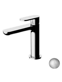 Смеситель GATTONI 70040/70NS для раковины, с донным клапаном, никель браш