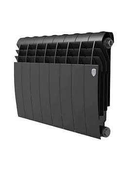 Радиатор биметаллический 10 секций ROYAL THERMO B ВШГ:430х820х87 1340 Вт черный RTBB335010