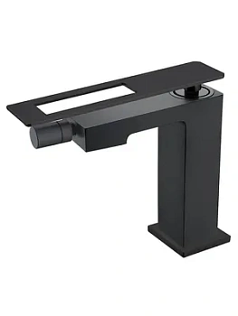 Смеситель Boheme 146-BB для биде, на 1 отверстие, однозахватный, чёрный