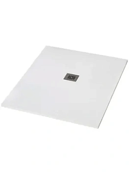 Душевой поддон STPOOL (800х800х30) литьевой мрамор, белый 1237476