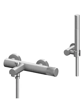 Смеситель GATTONI для ванны/душа, настенный, с душевым гарнитуром, хром 500/22CO