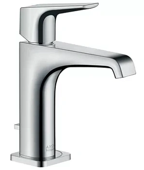 Смеситель Axor 36110000 для раковины однорычажный с донным клапаном, рычаговая рукоятка