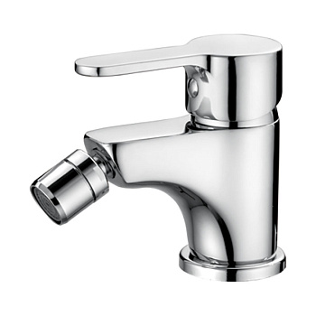 Смеситель Ledeme Н03W для биде, фиксированный излив, однозахватный, белый L5003W