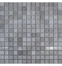 Classic Mosaic White Wooden 20-4P 30.5x30.5 см