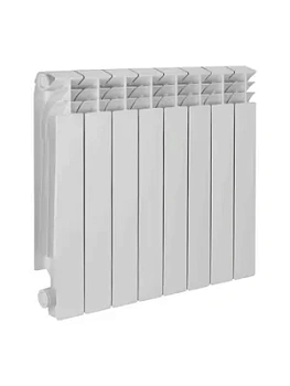 Радиатор алюминиевый, 8 секций TENRAD 350/100, 1109 Вт