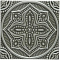 Adex Studio ADST4095 Relieve Mandala Planet Eucalyptus 14,8x14,8