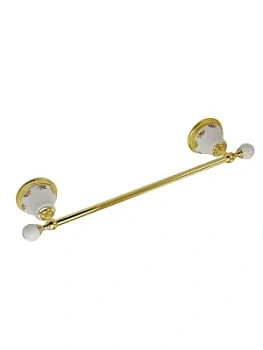 Migliore Полотенцедержатель 40 см керамика с декором, золото ML.PRO-60.521.DO