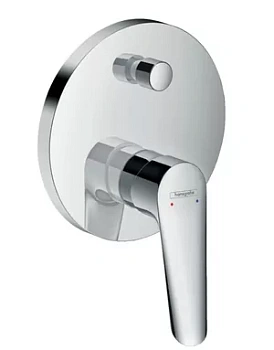 Смеситель Hansgrohe 71404000 для ванны однорычажный, внешняя часть, хром