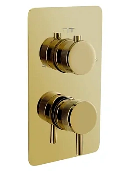 Смеситель Boheme 135-3-G для ванны/душа, встраиваемый, на 3 потребителя, золото