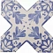 Becolors Cross Dec. Stencil Electric Blue 13.25X13.25