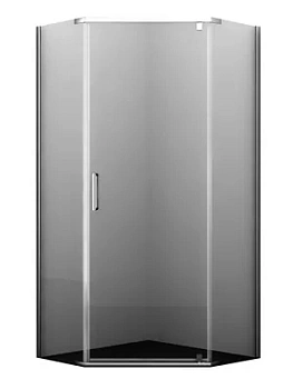 Душевой уголок WasserKRAFT Leine 35P38 (1000х1000х2000) стекло прозрачное/профиль серебристый