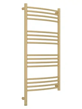 СУНЕРЖА выгнутая Полотенцесушитель 1000х500 шампань матовая МЭМ левый 022-6002-1050