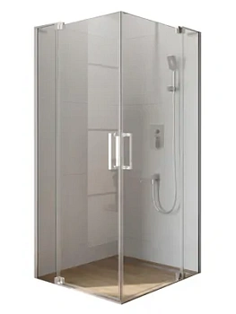 Душевой уголок CEZARES SLIDER (900-1000х900-1000х1950) A-2-90/100-C-Cr стекло прозр., профиль хром