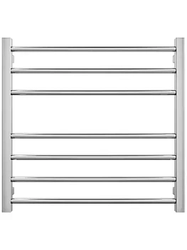 GROTA Полотенцесушитель "Лесенка" 630x600 полиров. нерж. сталь, диаг./ниж. покл. D-1/2"