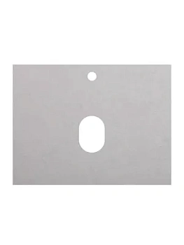 Столешница BelBagno (616x468х10) керамогранит, 1 отв. под смеситель, Cemento KEP-60-CEM