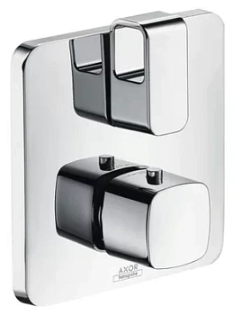 Смеситель Axor 11733 термостатический с запорным/переключающим вентилем, внешняя часть,хром