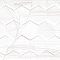 Brennero White Hexagon Rett 25X75