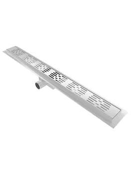 Душевой лоток toHit 800x100x75-95 комбинир, гор. выпуск, c решеткой, нерж. сталь TH10-018001