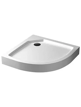 Душевой поддон RGW SMC/R-9090W (900х900х140) полукруг, стеклокомпозит, с ножками, белый 57350499-01