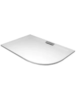 Душевой поддон RGW GWS-41L (800х1000х35) асимметричный, левый, литьевой мрамор, белый 03150480-01L