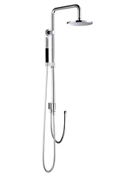 Душевая колонна Jacob Delafon с круглым верхним душем, лейка Shift, 2 шланга E11715-CP хром