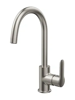 Смеситель IDDIS для кухни CU1BNJ0I05 высокий излив 235мм сатин