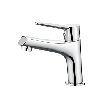 Смеситель Ledeme Н69 для раковины, однозахватный, фиксированный излив, хром L1069