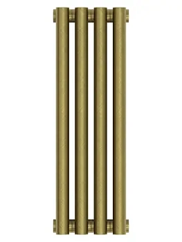 СУНЕРЖА Дизайн радиатор 500х180 (4 секц) состар.бронза, универ. подк., 1/2", 05-0301-5004