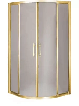 Душевой уголок Migliore (900х900х1850) стекло матовое, золото 22657